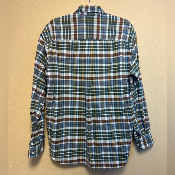 Cinch Green Brown Plaid Cowboy Dress Shirt Button Down Long Sleeve Rodeo Western - Picture 2 of 8
